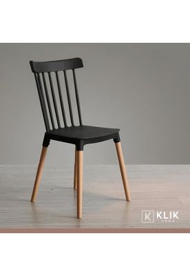 Imagen 2 del producto Pack de 4 Sillas Windsor Negras