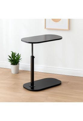 Imagen 2 del producto Mesa de Noche Ajustable en C para Cama y Sofá - Negro