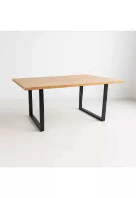 Mesa de Comedor Estilo Industrial 140x90 - Madera Clara