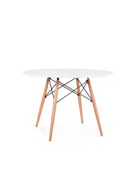 Mesa de Comedor Eames 100cm redonda - Blanca