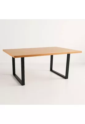 Imagen 1 del producto Mesa de Comedor Estilo Industrial 160x90 Madera Clara