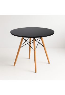Imagen 1 del producto Mesa de Comedor Eames 100cm redonda - Negra