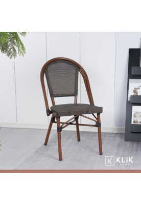 Imagen 2 del producto Pack de 4 Sillas Bistro Parisina Textileno - Café Oscuro