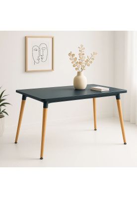 Imagen 2 del producto Mesa de Comedor 120x80 Rectangular - Negra