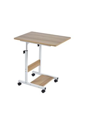 Mesa escritorio ajustable para computador roble