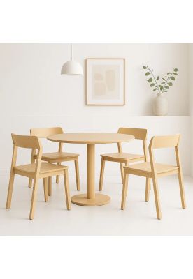 Imagen 2 del producto Pack de 4 Sillas de Comedor Madera Rover Viena Natural