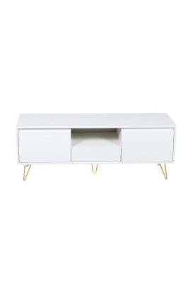 Rack de TV o Buffet con Cajones Simply White