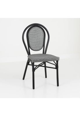 Silla Provence Parisina Rattan - Gris Claro