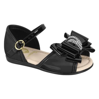 Sandalias Molekinha Negro Bebes 2114.265.13488.15745