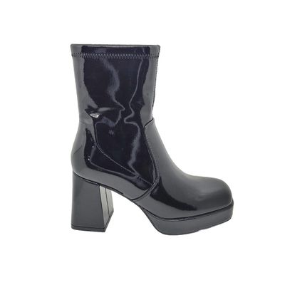 BOTINES TUO TUO NEGRO CHAROL 24-16A