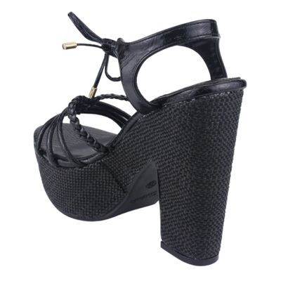 Imagen 2 del producto SANDALIA CHALADA MUJER NEGRO PLATAFORMA 5-FATTO-8