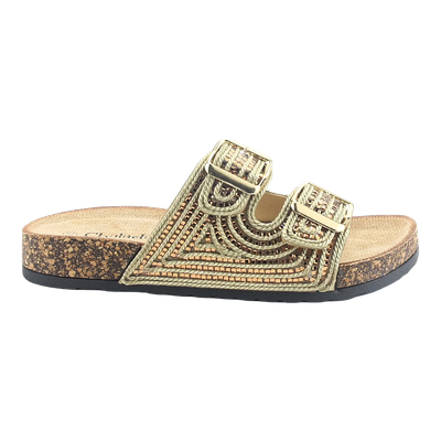 SANDALIAS CHALADA DORADAS (MUJER) | 13-DACIA-4
