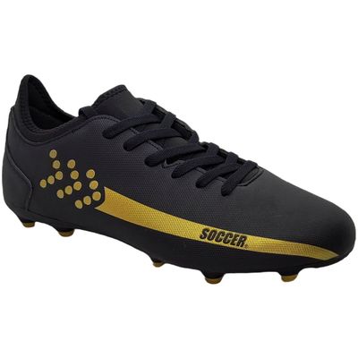 Zapatillas Soccer Futbol Black/Gold SP-1