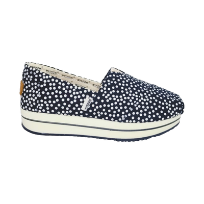 ALPARGATAS WISDOM CIRCULOS NEGROS MUJER | W-010