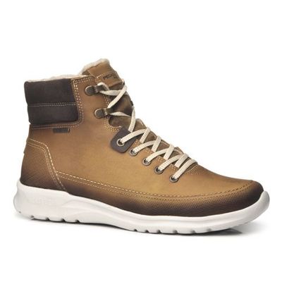 Botín Pegada Hombre Cuero Marrón Claro 181991-01