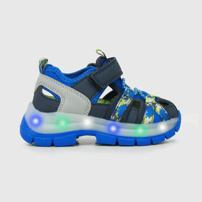 Imagen 2 del producto Sandalia Colloky con luces de niño azul (21 a 27) 431702