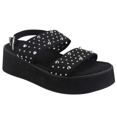 Imagen 1 del producto SANDALIA CHALADA MUJER NEGRO PLATAFORMA 45-VILLA-2