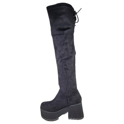 Imagen 2 del producto BOTAS BOTELI GAMUZA NEGRO | R71