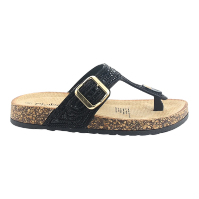 SANDALIAS CHALADA NEGRAS (MUJER) | 13-DACIA-2
