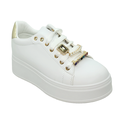 Imagen 2 del producto ZAPATILLAS WEIDE BLANCO/DORADO | ZW03