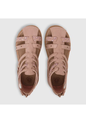 Imagen 2 del producto Sandalia cerrada animal print rosa Colloky (20 a 27)432402