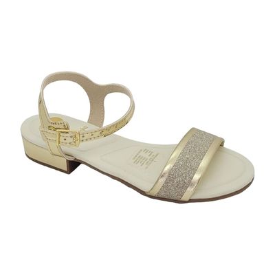 SANDALIA MOLEKINHA GOLD NIÑAS 2318.340.26704-66