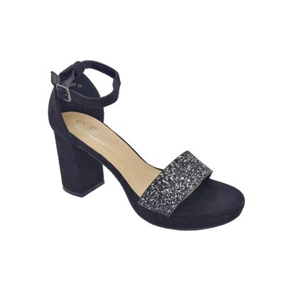 Sandalia De Fiesta Bonny Franco Black 384-8201