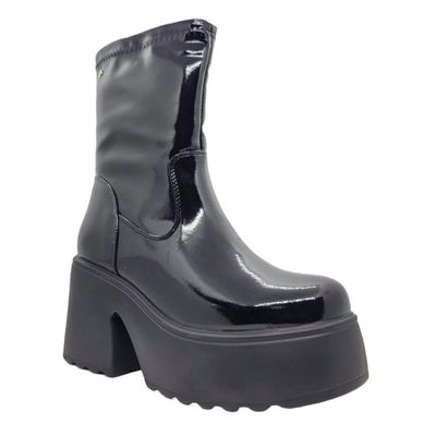 BOTAS ALQUIMIA NEGRO CHAROL 4434