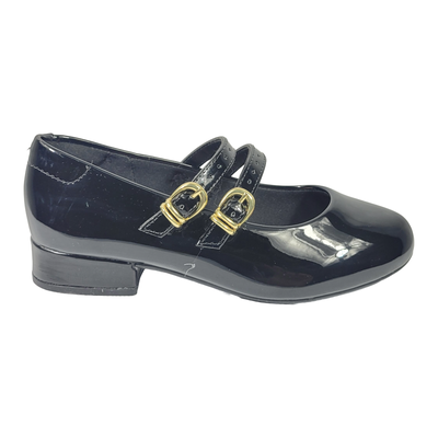 ZAPATOS MOLEKINHA NEGRO CHAROL INFANTIL 2528.123.13488-1574