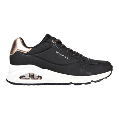 ZAPATILLAS SKECHERS UNO NEGRAS (MUJER) | 155196-BLK