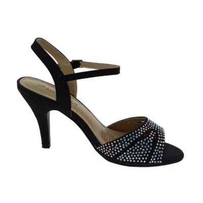 SANDALIAS VIA FRANCA DE FIESTA NEGRO 5G8241