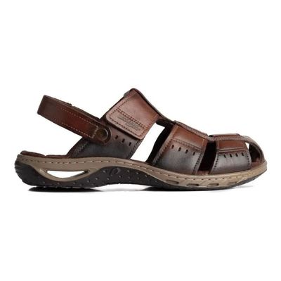 SANDALIAS PEGADA MARRON HOMBRE 131669-02
