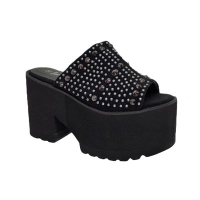 Sandalia Stylo Negro Mujer ST2326