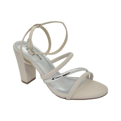Sandalia De Fiesta Via Marte Beige 23-9508-01