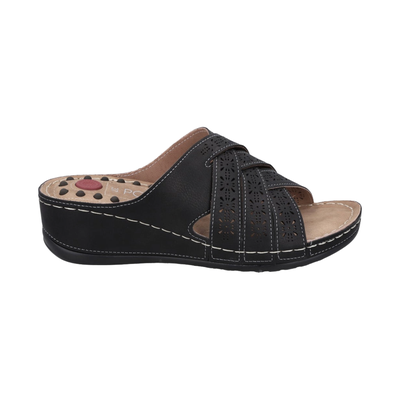 SANDALIAS POLICE NEGRO MUJER PO-POS25Y086