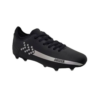 Zapatillas Soccer Futbol Black/Silver SP-2
