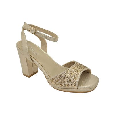 Sandalia De Fiesta Bonny Franco Gold 384-0891