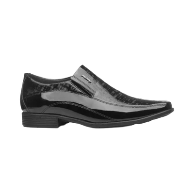 MOCASINES PEGADA NEGRO CHAROL DE HOMBRE 126503-03