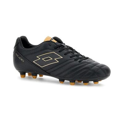 Zapato Fútbol Lotto Stadio 705 FG Negro Dorado Adulto 2195