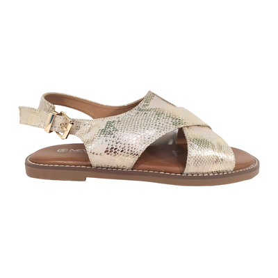 Imagen 1 del producto SANDALIAS NEW WALK DORADO MUJER 6Z7035-21-W0