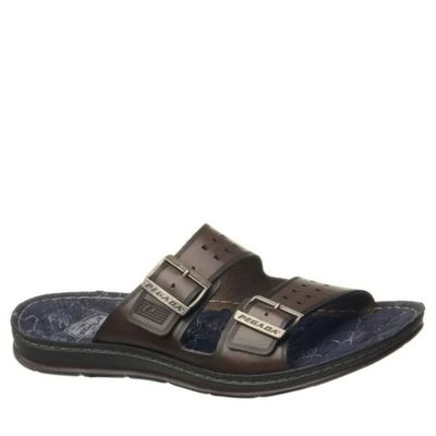 SANDALIAS PEGADA MARRON HOMBRE 132851-02
