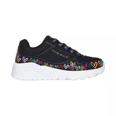 ZAPATILLAS URBANAS SKECHERS UNO LITE INFANTIL 314089L-BKMT