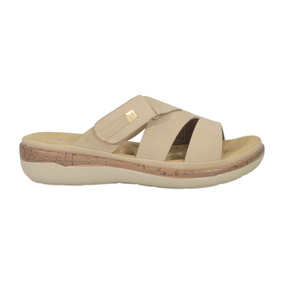 SANDALIAS BY PASS BEIGE MUJER Y6032-1A