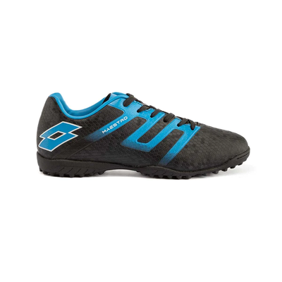 Zapatillas Baby Fútbol Lotto Maestro IV Negro Azul Adulto J0445