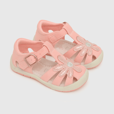 Sandalia Colloky hebilla flor rojo Bebes (21 a 27) 430402