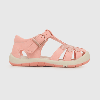 Imagen 2 del producto Sandalia Colloky hebilla flor rojo Bebes (21 a 27) 430402