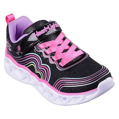 ZAPATILLAS SKECHERS GIRLS’ HEART LIGHTS 302689L-BKMT