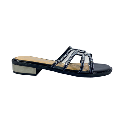 SANDALIAS DE FIESTA HUALUNAOTE NEGRO MUJER | R1911