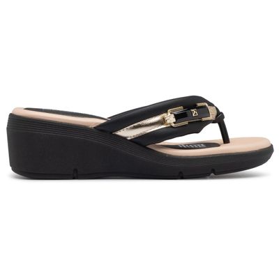 Sandalia Mujer Anabela Cecilia Negro 460 Piccadilly