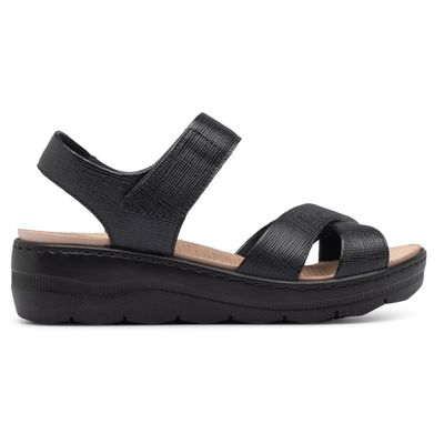 Sandalia Mujer Anabela SPA Negro Piccadilly